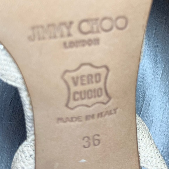 ⚡️SALE⚡️Jimmy Choo Glitter Accents Slingback Pumps - Picture 6 of 10